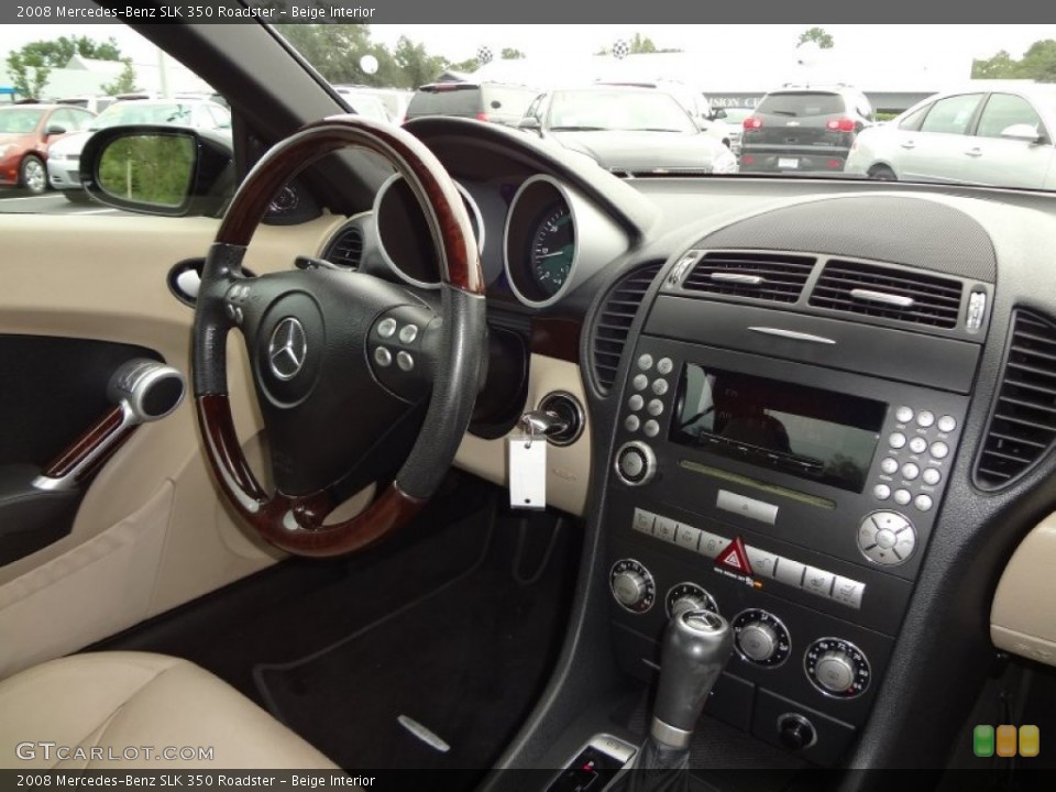Beige Interior Controls for the 2008 Mercedes-Benz SLK 350 Roadster #69843142
