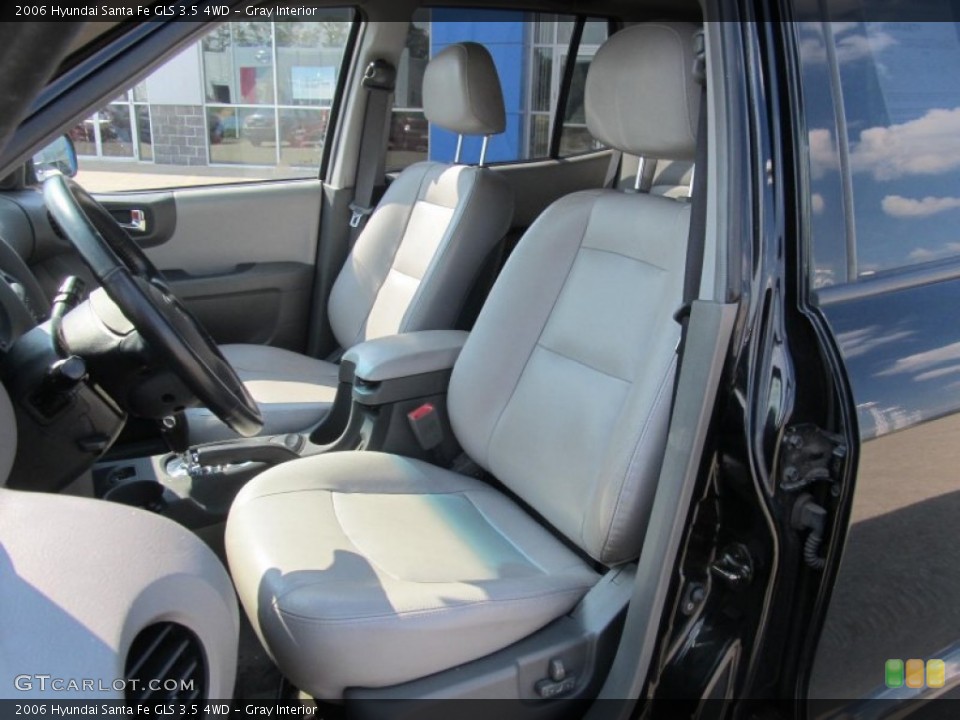 Gray 2006 Hyundai Santa Fe Interiors