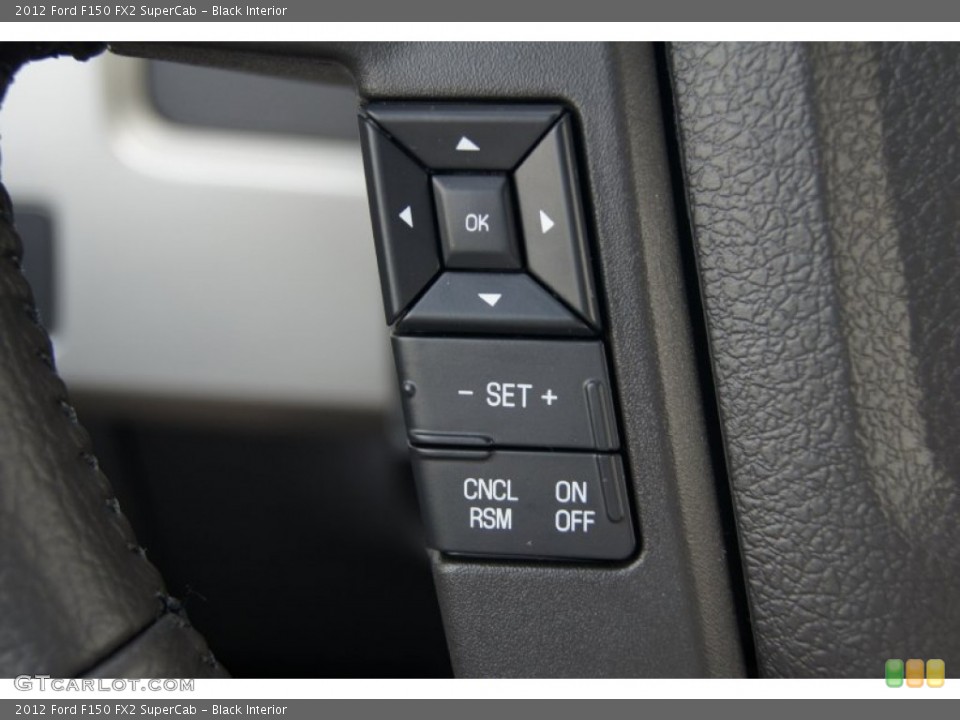 Black Interior Controls for the 2012 Ford F150 FX2 SuperCab #69844123