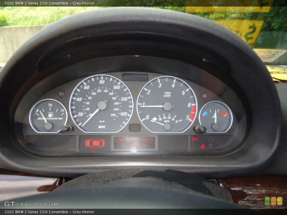 Grey Interior Gauges for the 2002 BMW 3 Series 330i Convertible #69845941