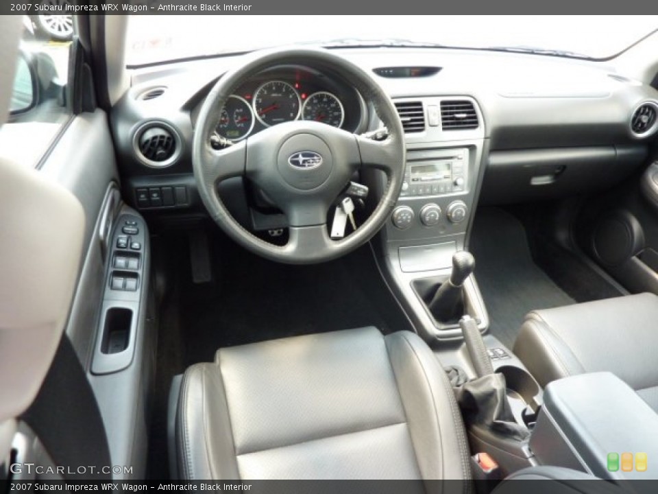 Anthracite Black Interior Prime Interior for the 2007 Subaru Impreza WRX Wagon #69845983