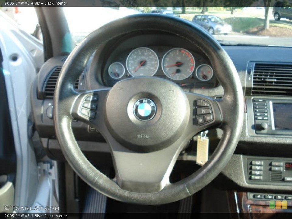 Black Interior Steering Wheel for the 2005 BMW X5 4.8is #69847951