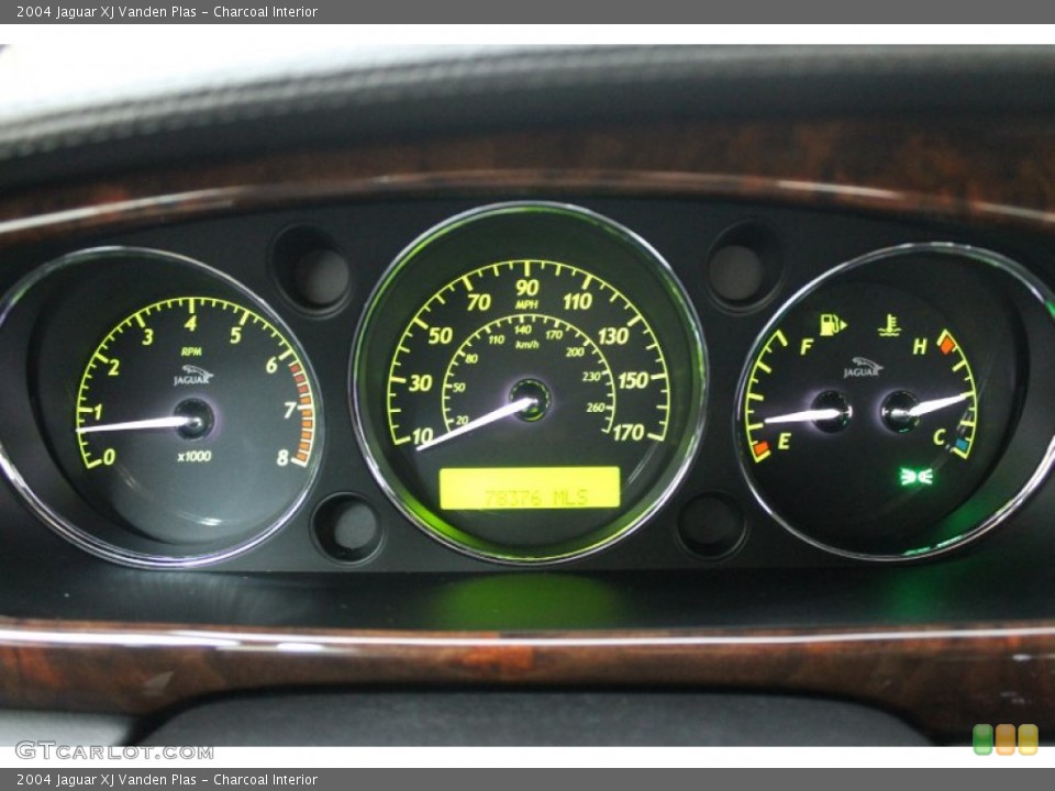 Charcoal Interior Gauges for the 2004 Jaguar XJ Vanden Plas #69848434