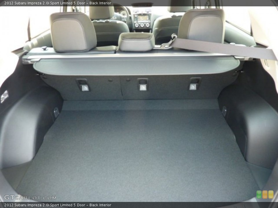 Black Interior Trunk for the 2012 Subaru Impreza 2.0i Sport Limited 5 Door #69848511