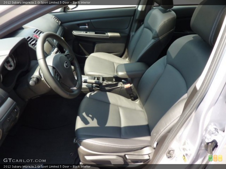 Black Interior Photo for the 2012 Subaru Impreza 2.0i Sport Limited 5 Door #69848539