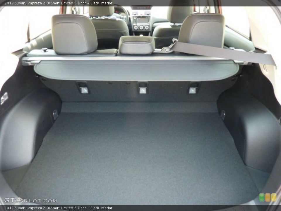 Black Interior Trunk for the 2012 Subaru Impreza 2.0i Sport Limited 5 Door #69848683