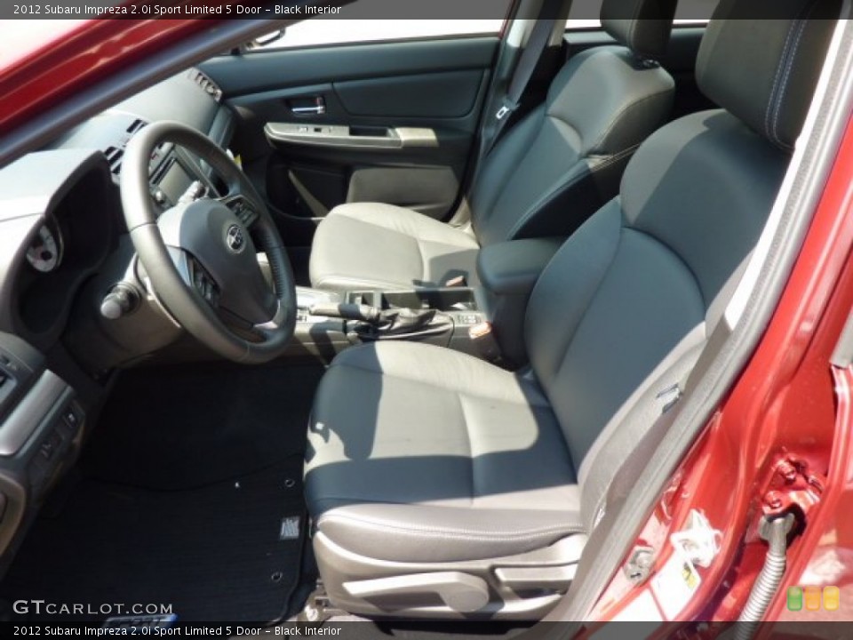 Black Interior Photo for the 2012 Subaru Impreza 2.0i Sport Limited 5 Door #69848716