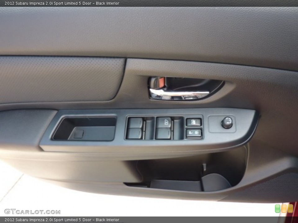 Black Interior Controls for the 2012 Subaru Impreza 2.0i Sport Limited 5 Door #69848731