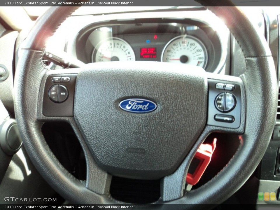 Adrenalin Charcoal Black Interior Steering Wheel for the 2010 Ford Explorer Sport Trac Adrenalin #69848995