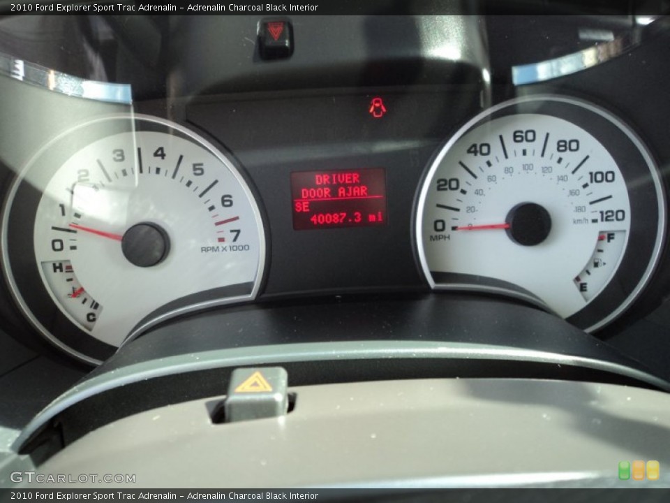 Adrenalin Charcoal Black Interior Gauges for the 2010 Ford Explorer Sport Trac Adrenalin #69849068
