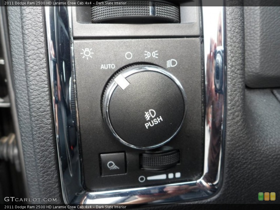 Dark Slate Interior Controls for the 2011 Dodge Ram 2500 HD Laramie Crew Cab 4x4 #69849577