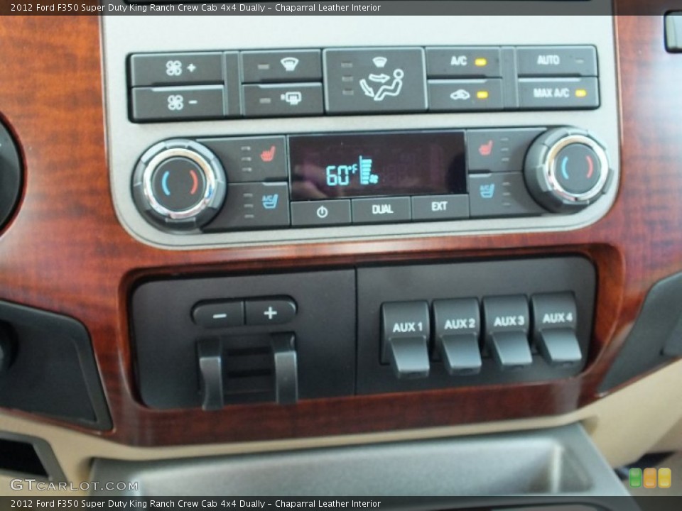 Chaparral Leather Interior Controls for the 2012 Ford F350 Super Duty King Ranch Crew Cab 4x4 Dually #69849667