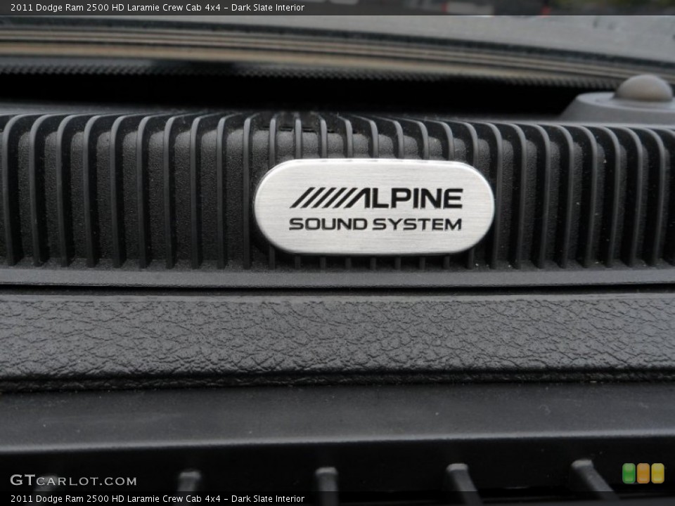 Dark Slate Interior Audio System for the 2011 Dodge Ram 2500 HD Laramie Crew Cab 4x4 #69849682