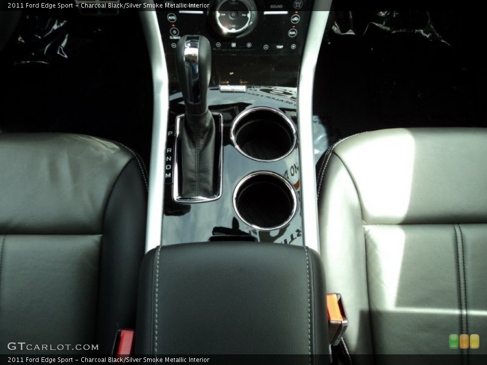 Charcoal Black/Silver Smoke Metallic Interior Transmission for the 2011 Ford Edge Sport #69850231