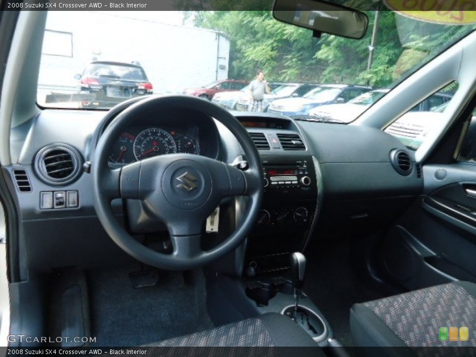 Black Interior Dashboard for the 2008 Suzuki SX4 Crossover AWD #69850669