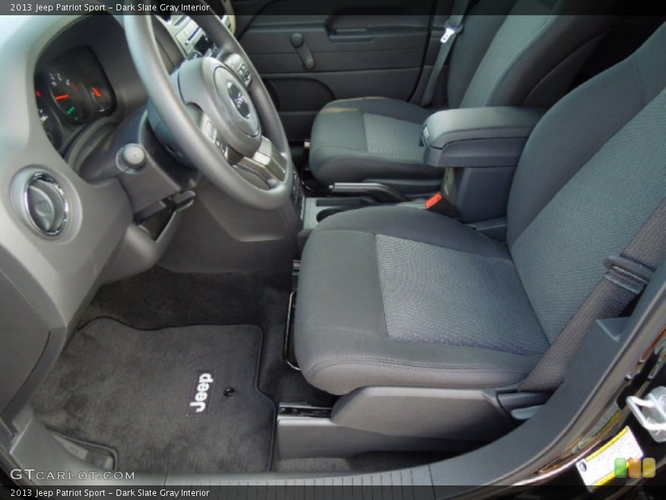 Dark Slate Gray Interior Photo for the 2013 Jeep Patriot Sport #69851104