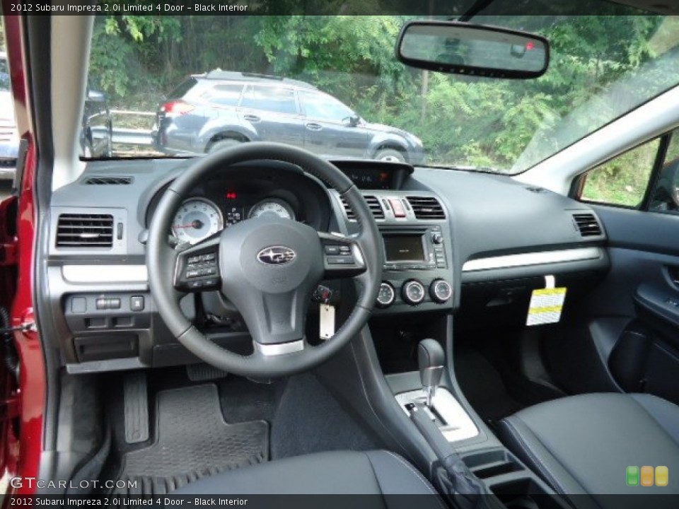 Black Interior Photo for the 2012 Subaru Impreza 2.0i Limited 4 Door #69851188