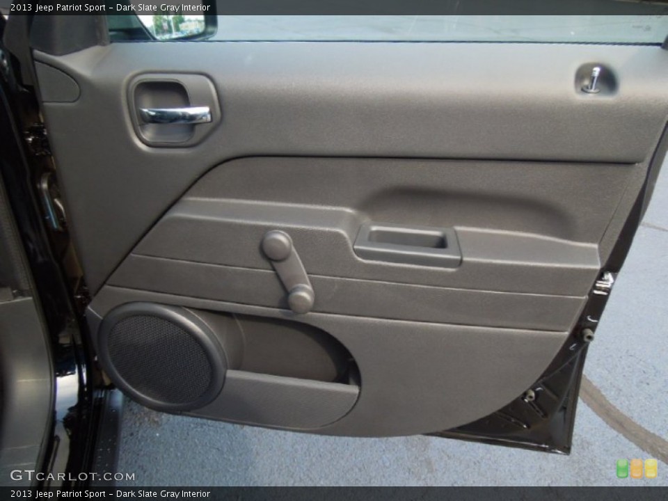 Dark Slate Gray Interior Door Panel for the 2013 Jeep Patriot Sport #69851236