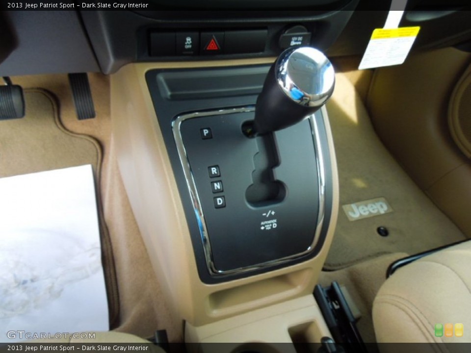 Dark Slate Gray Interior Transmission for the 2013 Jeep Patriot Sport #69851371