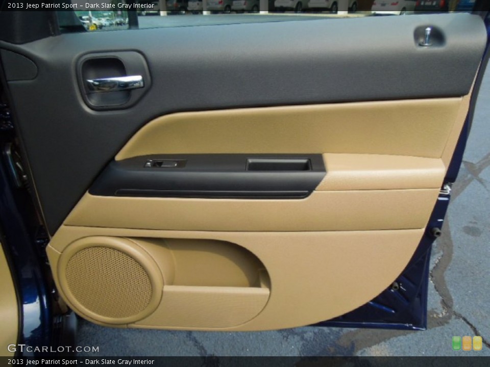 Dark Slate Gray Interior Door Panel for the 2013 Jeep Patriot Sport #69851470