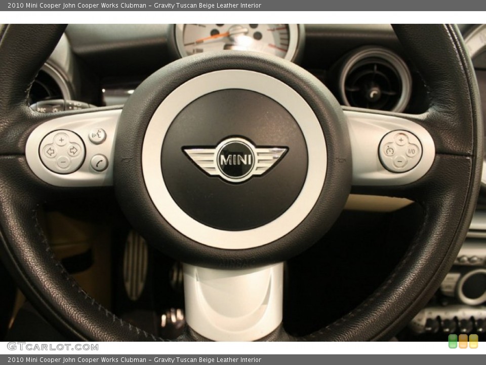 Gravity Tuscan Beige Leather Interior Controls for the 2010 Mini Cooper John Cooper Works Clubman #69854233