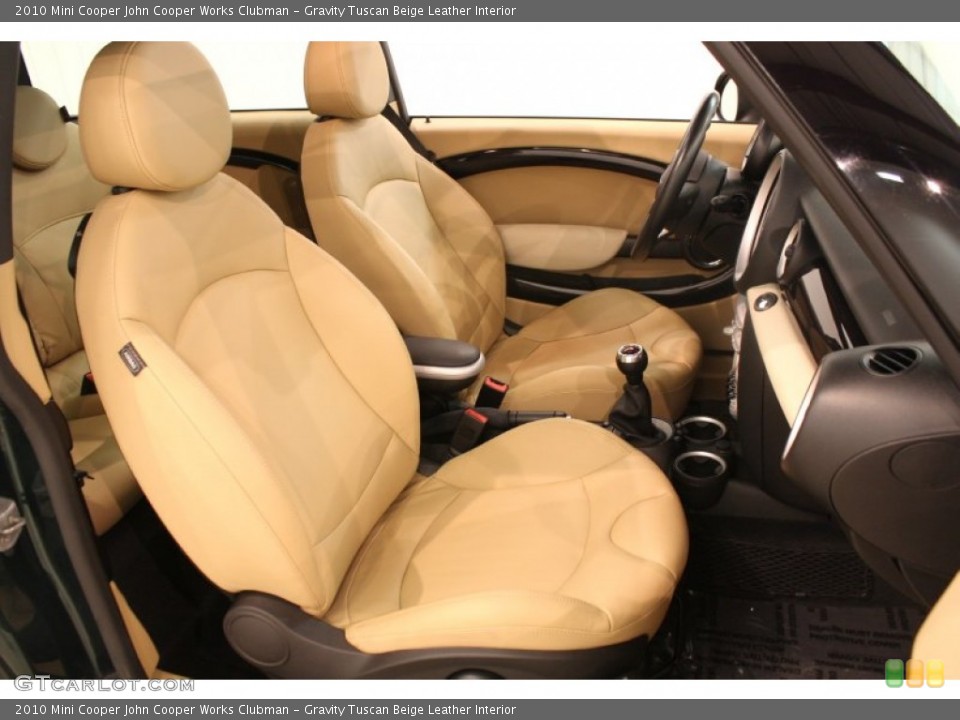 Gravity Tuscan Beige Leather Interior Photo for the 2010 Mini Cooper John Cooper Works Clubman #69854287