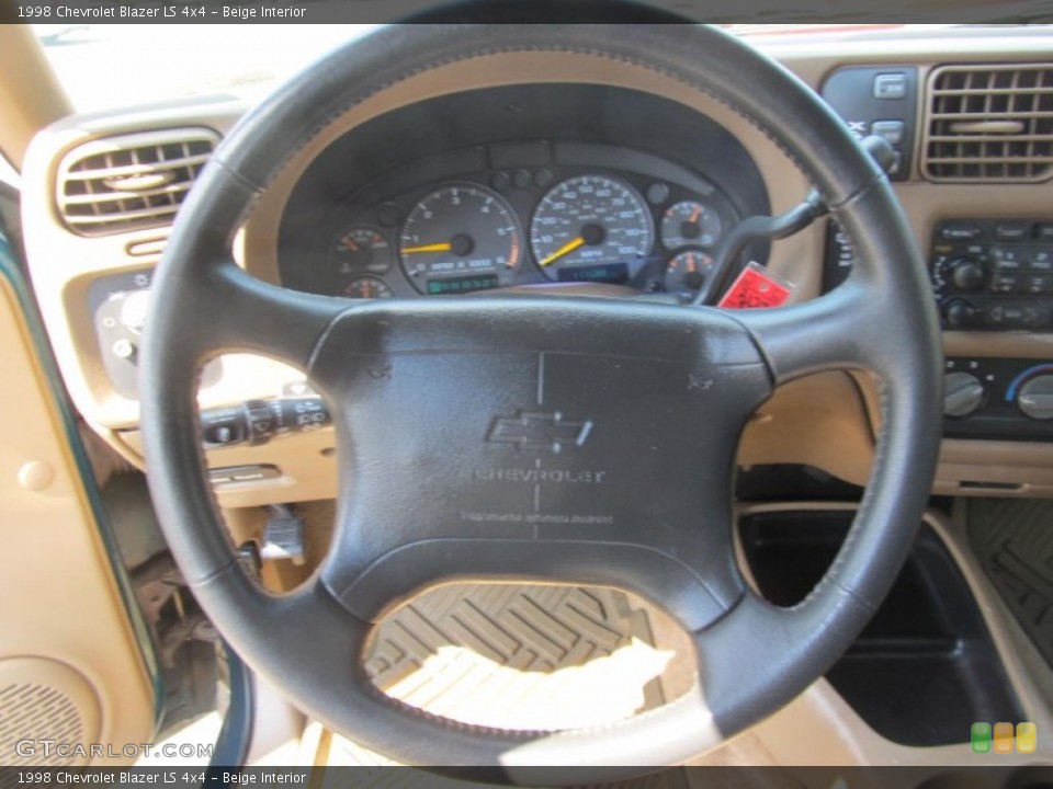 Beige Interior Steering Wheel for the 1998 Chevrolet Blazer LS 4x4 #69855013