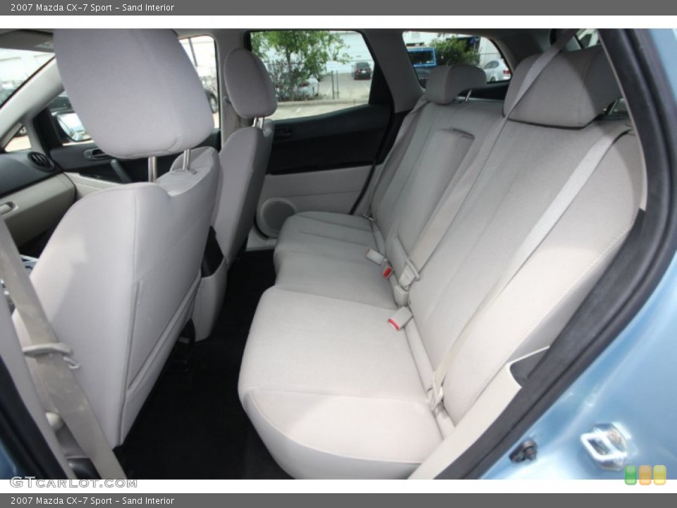 Sand Interior Rear Seat for the 2007 Mazda CX-7 Sport #69856000