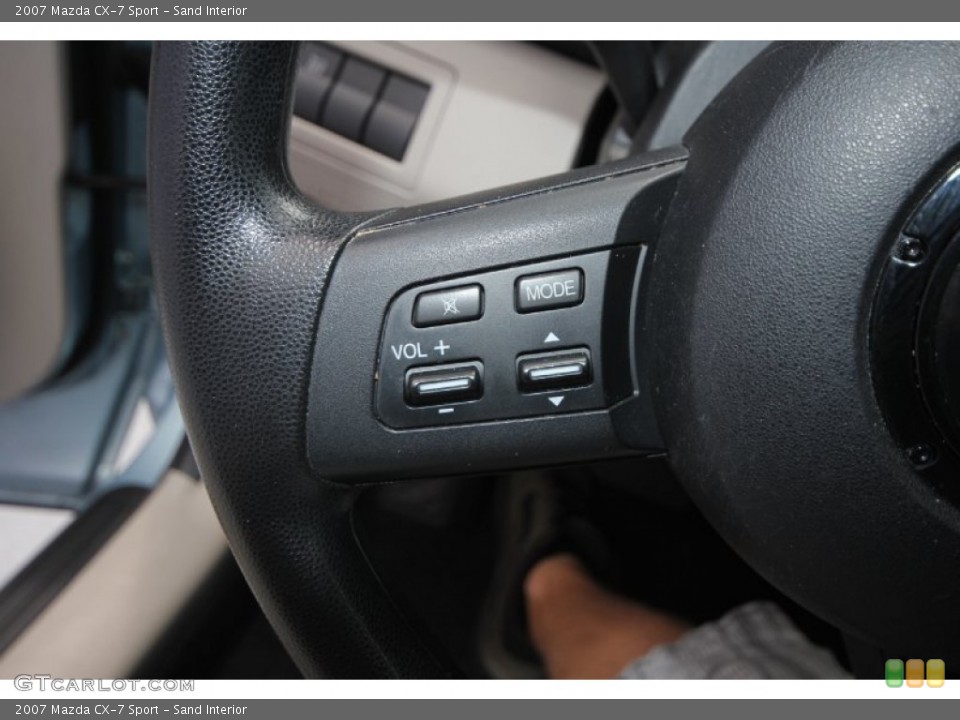 Sand Interior Controls for the 2007 Mazda CX-7 Sport #69856033