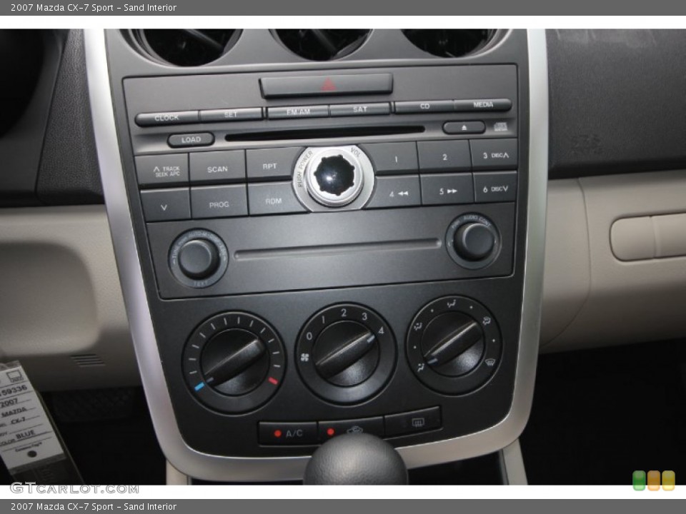 Sand Interior Controls for the 2007 Mazda CX-7 Sport #69856051