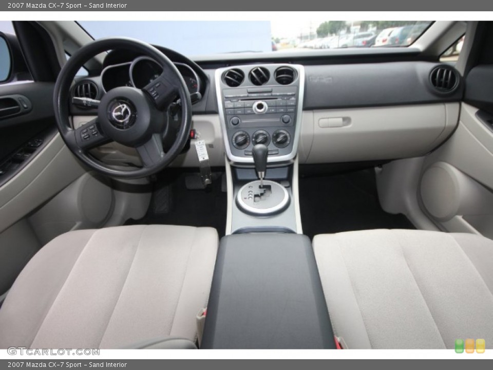 Sand Interior Dashboard for the 2007 Mazda CX-7 Sport #69856078