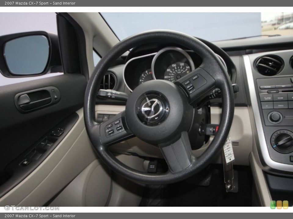 Sand Interior Steering Wheel for the 2007 Mazda CX-7 Sport #69856087