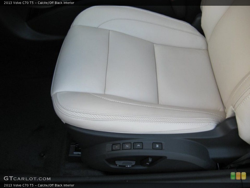 Calcite/Off Black Interior Front Seat for the 2013 Volvo C70 T5 #69856090