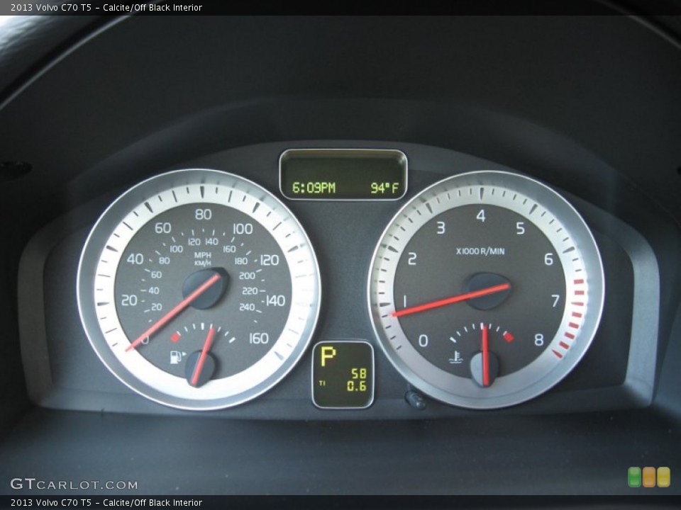 Calcite/Off Black Interior Gauges for the 2013 Volvo C70 T5 #69856195
