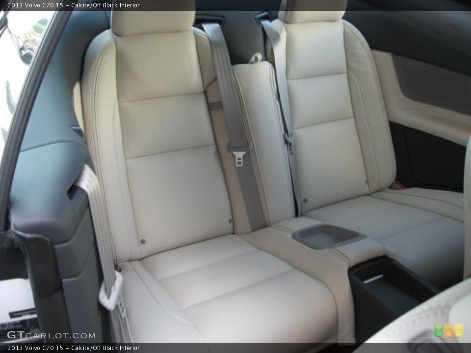 Calcite/Off Black Interior Rear Seat for the 2013 Volvo C70 T5 #69856354