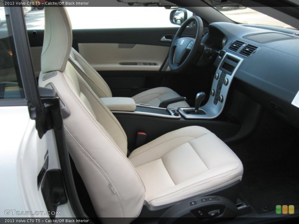 Calcite/Off Black Interior Front Seat for the 2013 Volvo C70 T5 #69856372