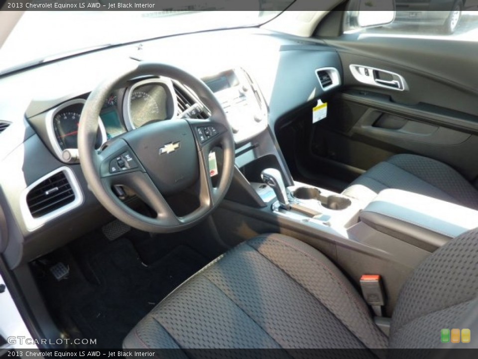 Jet Black Interior Prime Interior for the 2013 Chevrolet Equinox LS AWD #69857102