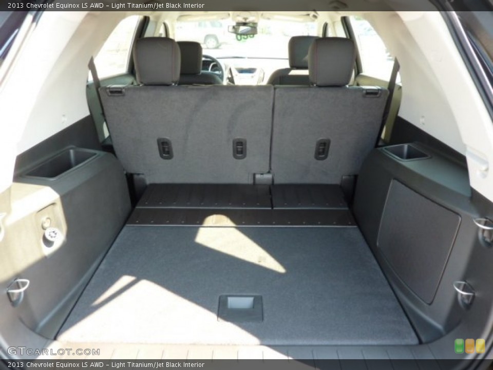 Light Titanium/Jet Black Interior Trunk for the 2013 Chevrolet Equinox LS AWD #69857416