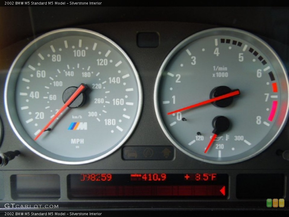 Silverstone Interior Gauges for the 2002 BMW M5  #69858583