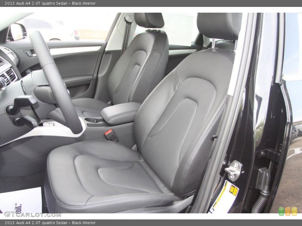 Black Interior Front Seat for the 2013 Audi A4 2.0T quattro Sedan #69858895