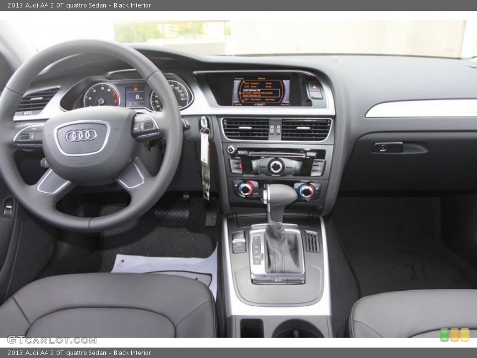 Black Interior Dashboard for the 2013 Audi A4 2.0T quattro Sedan #69858925