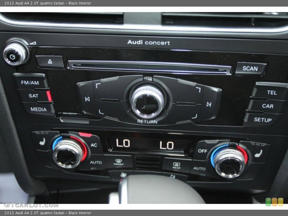Black Interior Controls for the 2013 Audi A4 2.0T quattro Sedan #69858949