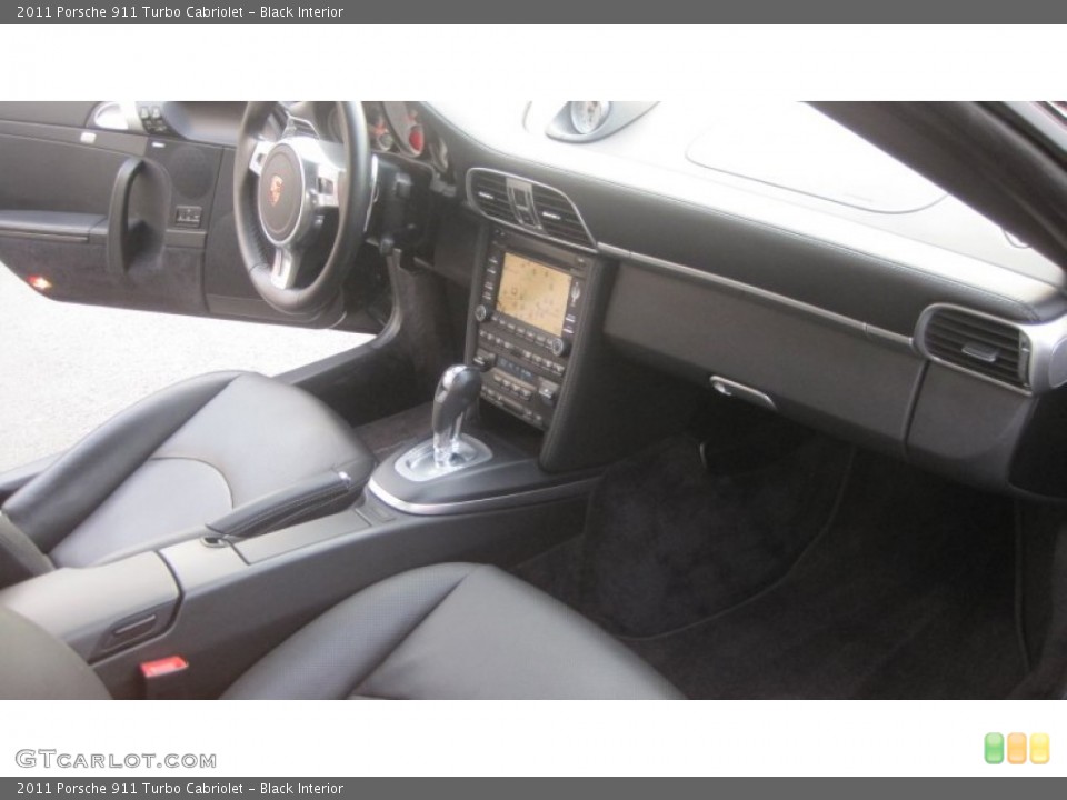 Black Interior Dashboard for the 2011 Porsche 911 Turbo Cabriolet #69859766
