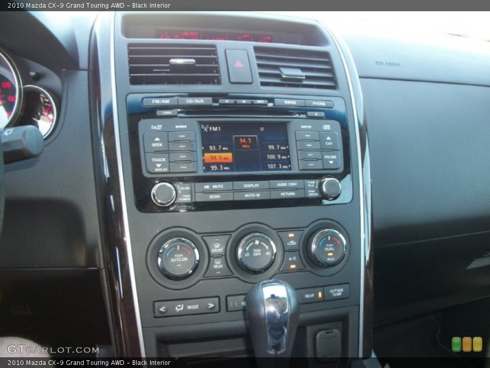 Black Interior Controls for the 2010 Mazda CX-9 Grand Touring AWD #69862783