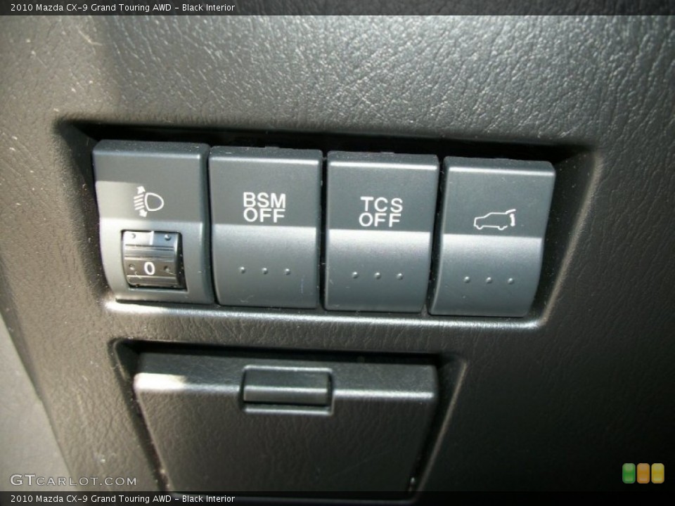 Black Interior Controls for the 2010 Mazda CX-9 Grand Touring AWD #69862849
