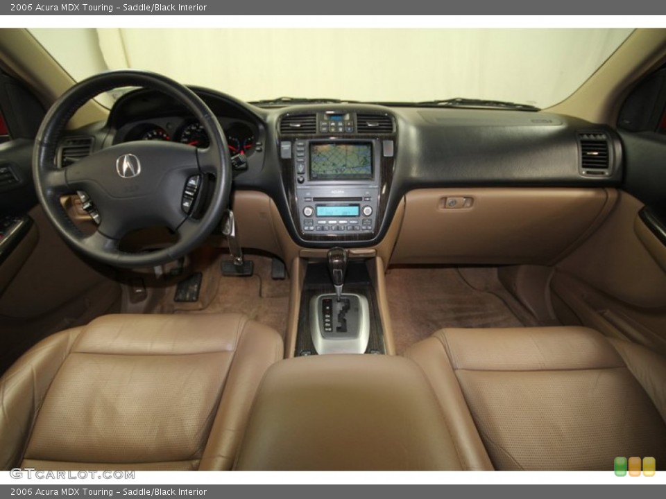 Saddle/Black Interior Dashboard for the 2006 Acura MDX Touring #69868378
