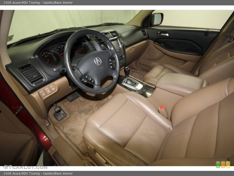 Saddle/Black 2006 Acura MDX Interiors