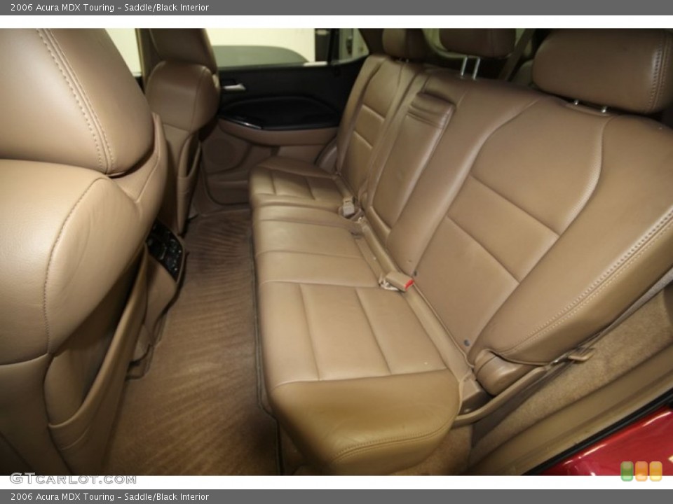 Saddle/Black Interior Rear Seat for the 2006 Acura MDX Touring #69868459