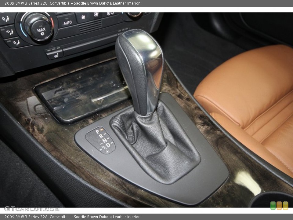 Saddle Brown Dakota Leather Interior Transmission for the 2009 BMW 3 Series 328i Convertible #69869320