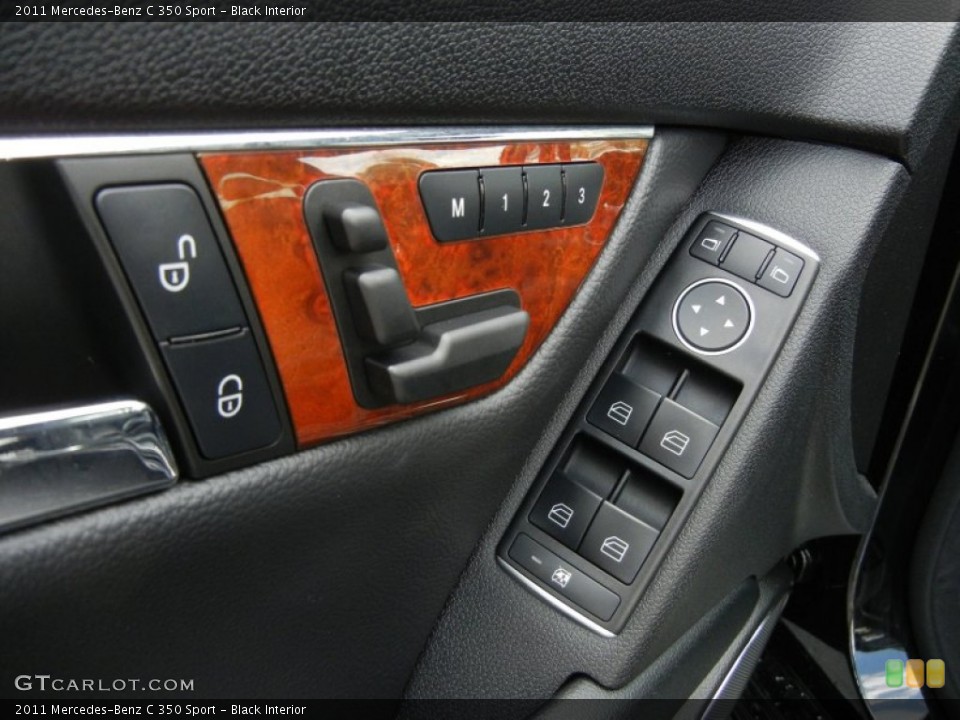 Black Interior Controls for the 2011 Mercedes-Benz C 350 Sport #69871462